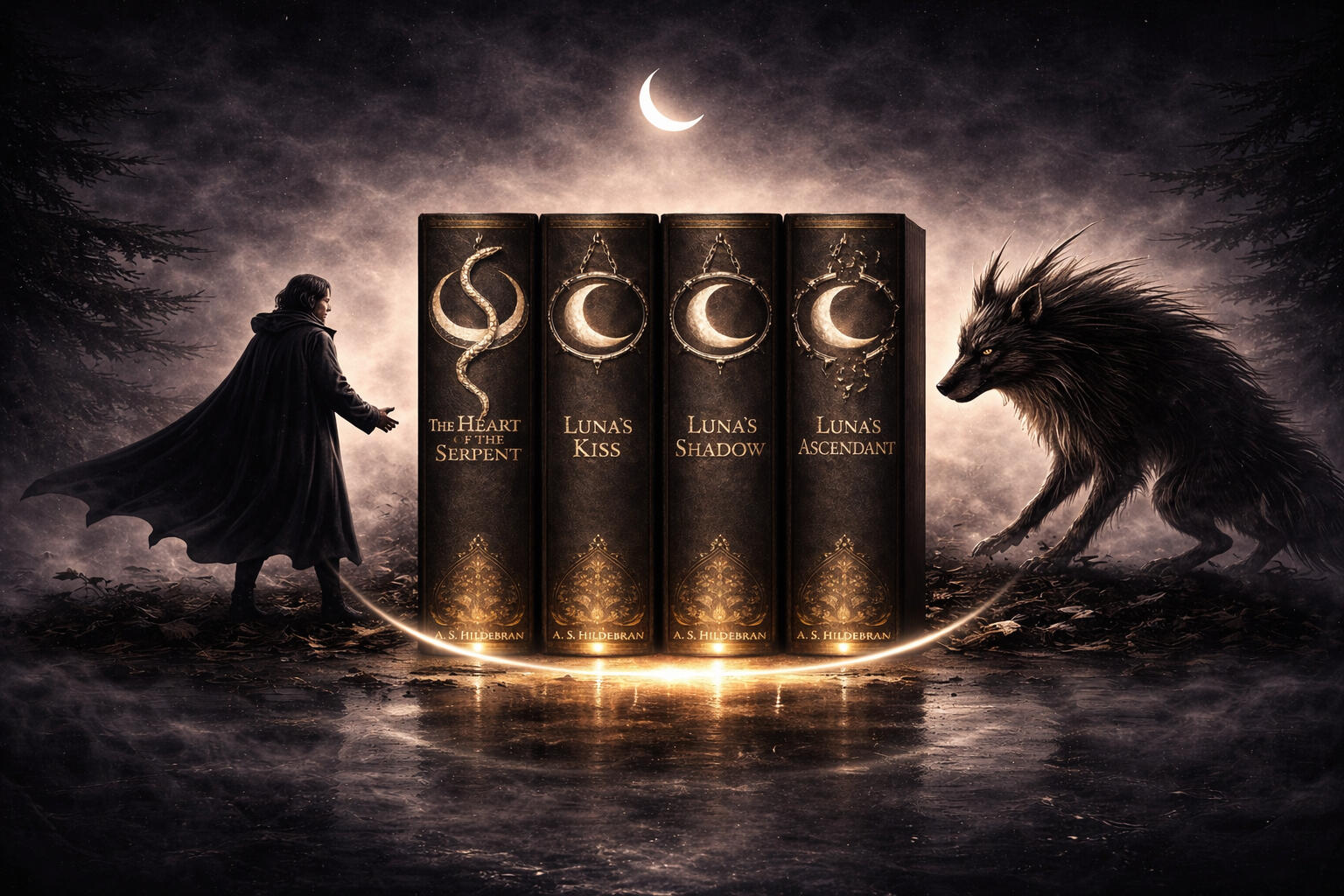 The Crescent Saga bookends